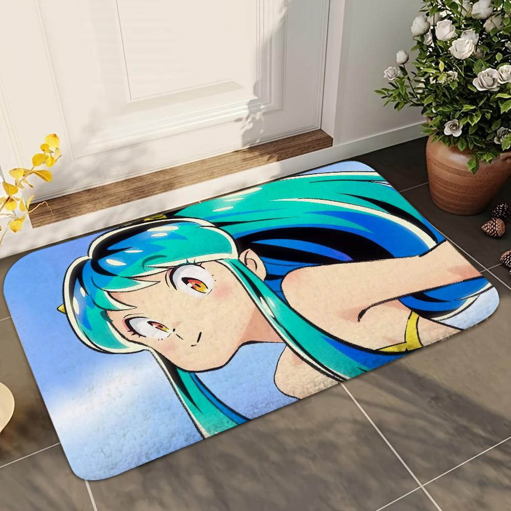 1pc U-Urusei Y-Yatsura Bathroom Absorbent Mats Anti-Slip Mats Home Decor Supplies Carpets Home Kitchen Floor Mats