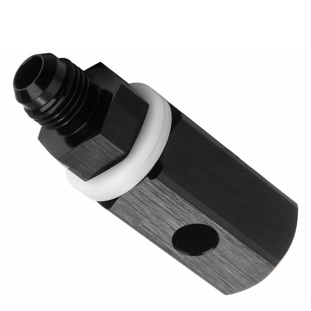 Fuel Tank Vent Valve One Way Rollover Valve Aluminum AN6 AN8 for Automotive Applications with Stainless Steel Ball