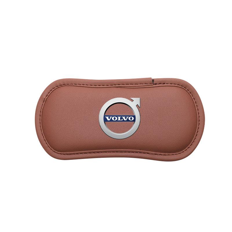 For Volvo XC90 XC60 XC40 V40 V50 V60 S40 S50 S60 S70 S80 S90 240 C70 FN Vnl Truck 1Pcs Car Interior Leg Knee Rest Pads Leather Cushion Car Caps