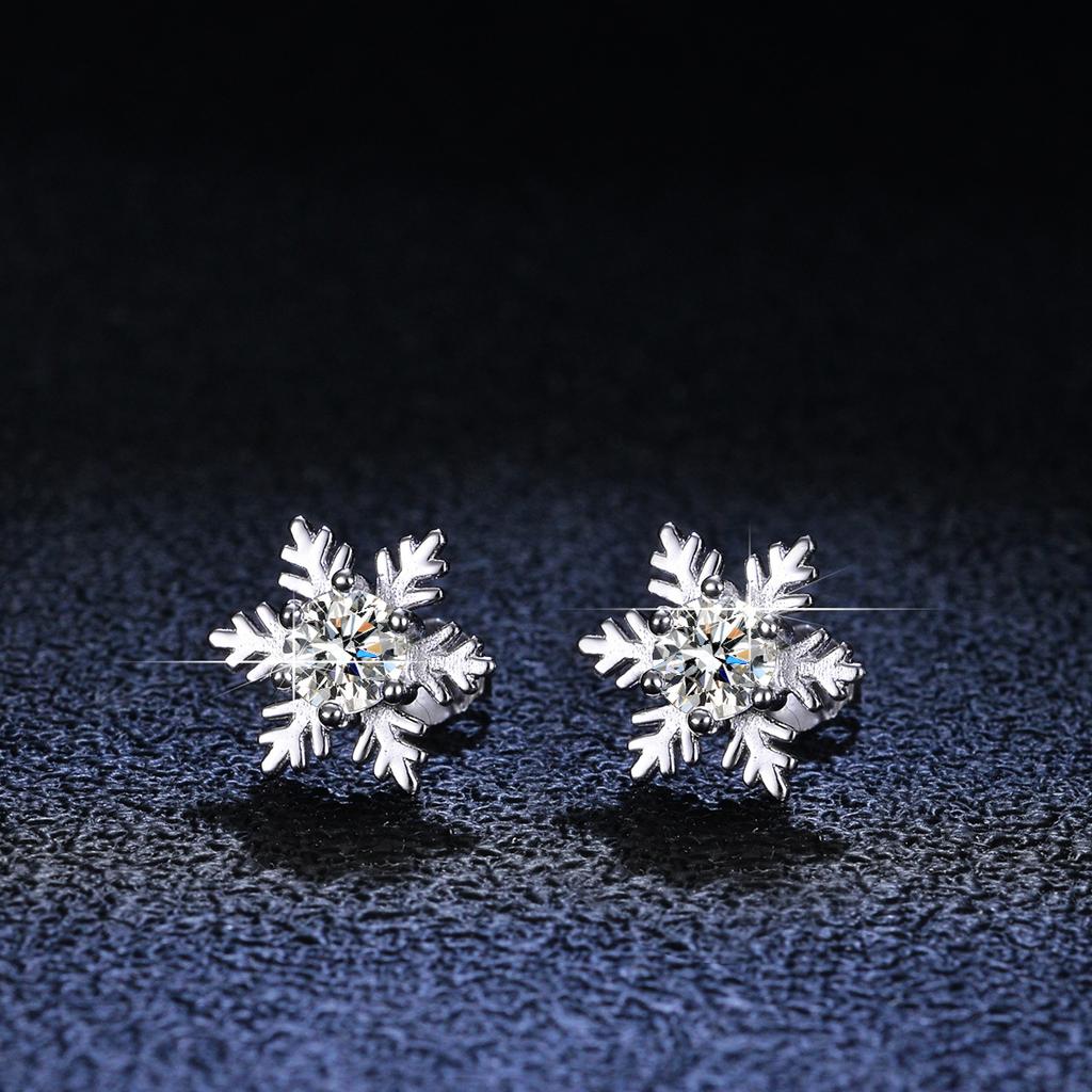 Tancise 925 Sterling Silver Moissanite  Zircon Earrings Drop Earrings For Women Wedding Party Gifts