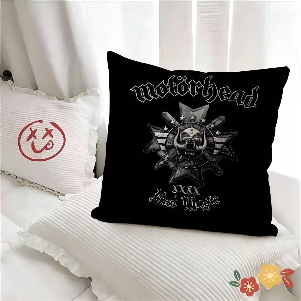 pc Singer Mmotorhead Anmie Pillow Case Fashion Square Pillowcase Bedroom Sofa Room Ins Decoration Leisure