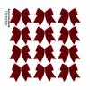 Christmas Bow 12pcs Set Fabric Style Christmas Tree Wreath Decoration Festive Holiday Home Decor Gift Christmas Party Accessory