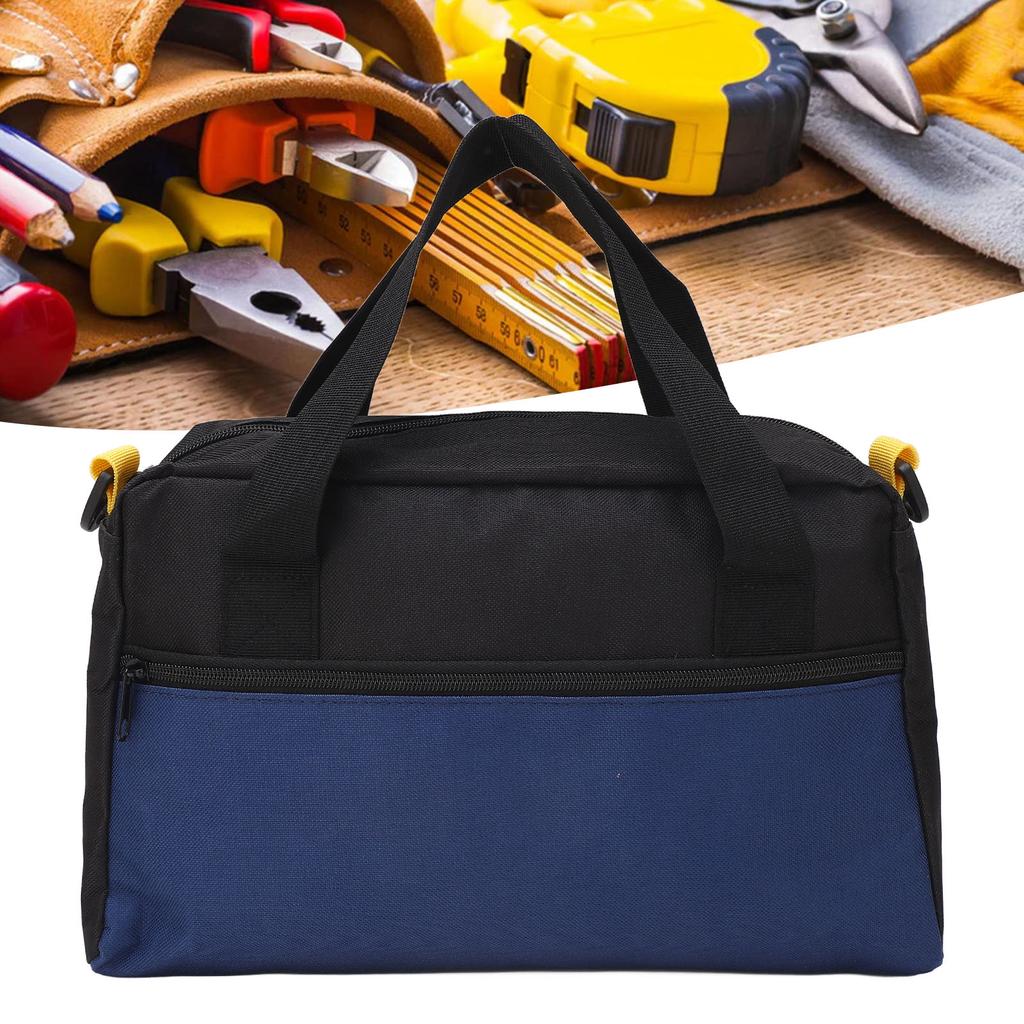 Hvy Duty Tool Bag   Sturdy Large Capacity Portable Hardware Bag for   Electrician