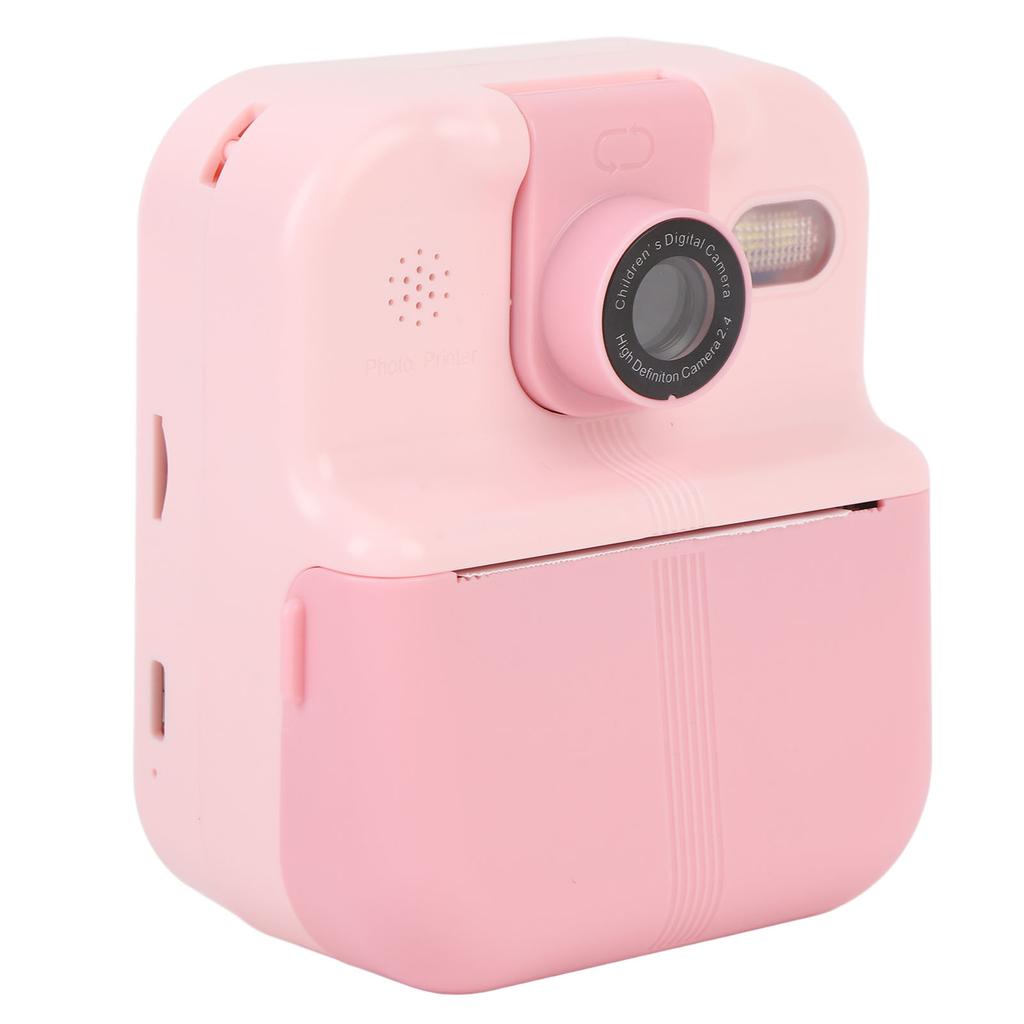 Camera   Print 48MP Photo 1080P Video 2.4 In   Screen Portable Camera 1200mAh Battery Support Music Games Play with 180 Degree Rotating Lens