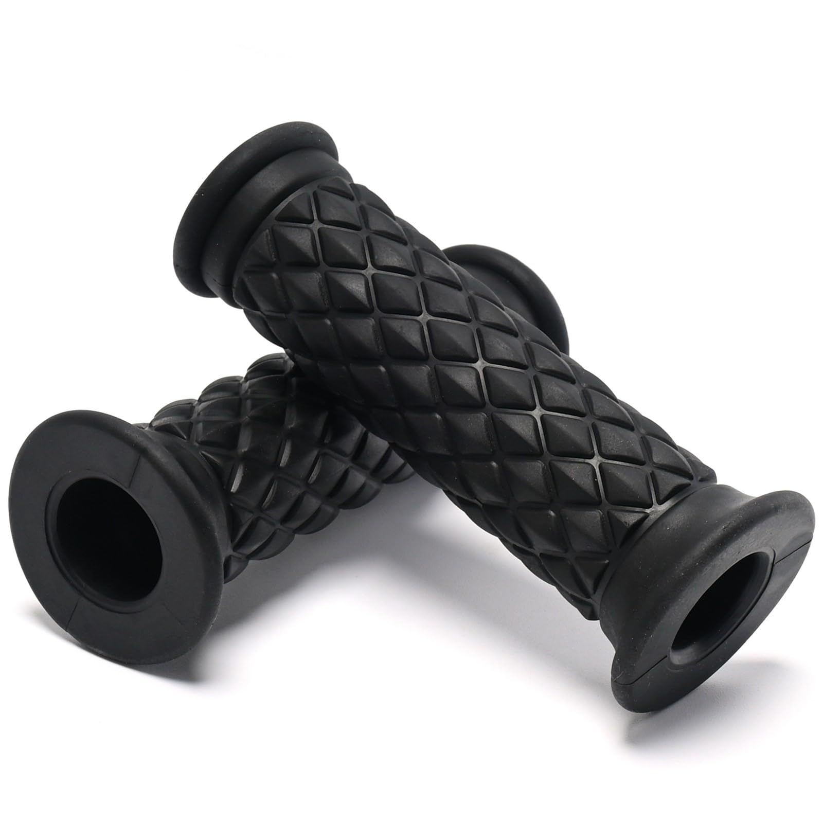 

ISEFUJI Bike Handle Grip 22.2mm Universal Handle Replacement Rubber Dress 22/24mm чёрный