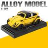 1/32 Scale Volkswagen Beetle Alloy Die-cast Car Model Simulation Retro Classic Car Collection Ornaments Children's Toys Gifts