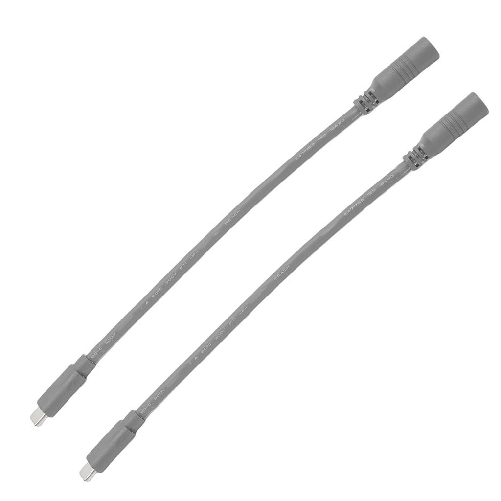 2PCS DC to USB C Adapter Cable Fit for Mini Dish Antenna 100W 5A Water Proof Plug Converter Extension Cord 0.66FT 0.2M