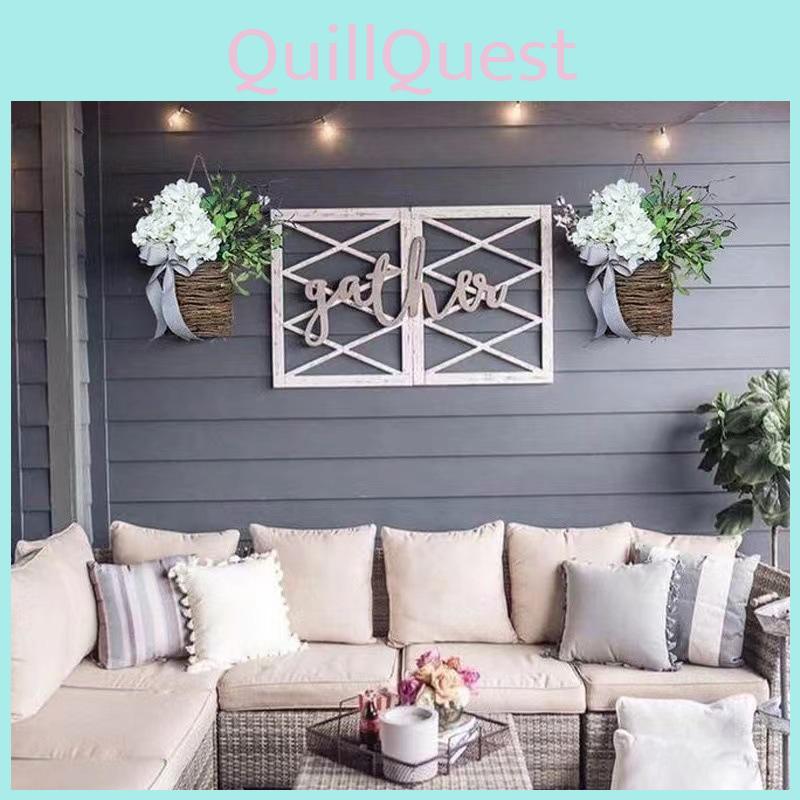 Wunderschöner Frühlings-Künstliche Hortensien-Korbkranz Atemberaubende Türhänge-Dekoration