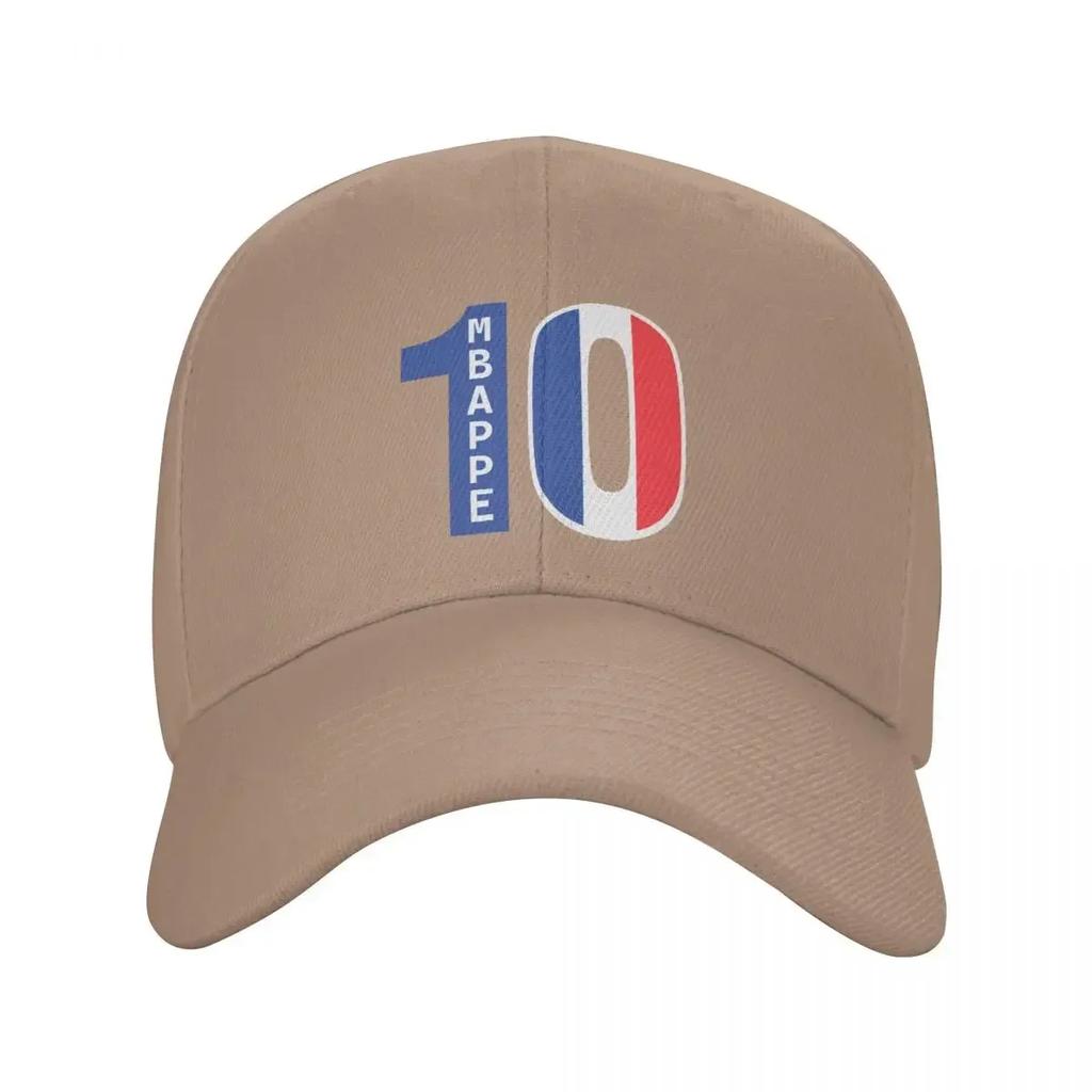 Custom Fashion Soccer Gift Mbappes Pattern Baseball Cap Women Unisex Adjustable Football Lover Dad Hat Outdoor Snapback Hat