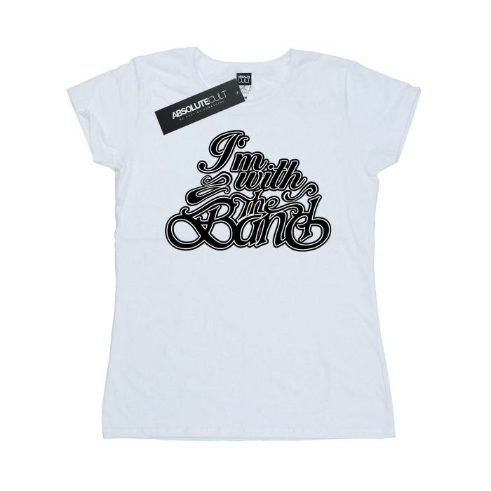 

The Band Womens/Ladies I´m With The Band Cotton T-Shirt XXL білий
