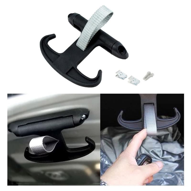 Car Purse Holder Hook, Car Rear Trunk Hook for Purses and Bags,HiddenPlastic Hook Hangers for Car Handbag