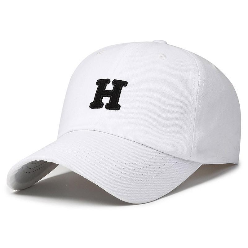 R Letter Embroidered Baseball Cap Outdoor Sunshade Breathable Duckbill Hats