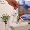 Mascot Cartoon Animal Stuffed Doll PP Cotton Chinese Horse Plush Keyring  Festive Decor