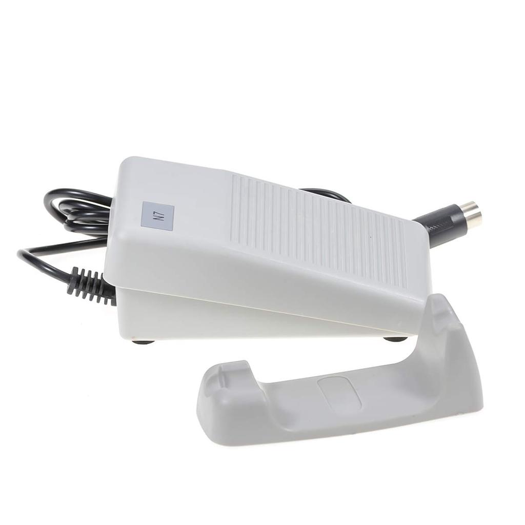 EUSTOMA Micromotor Tabletop Model with Foot and Polishing Tool for Wood Jewelry and Shell Ideal for Laboratory Work System, Glider, 35,000 RPM, N7+E,