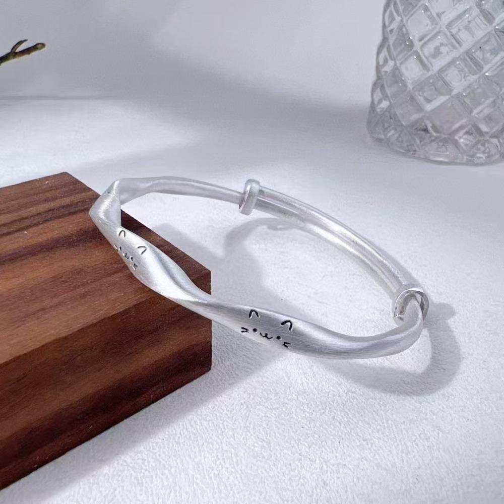 Classic Copper Bracelets Adjustable Cute Hand Bracelet Sweet Cat Bangle  Party