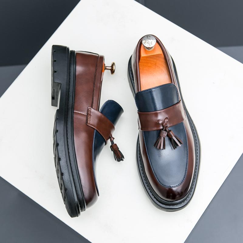 Fashion Leather Shoes For Man Genuine Leather Big Size Shoes High Quality Designer Formal Shoes Casual Shoes Fashion Business