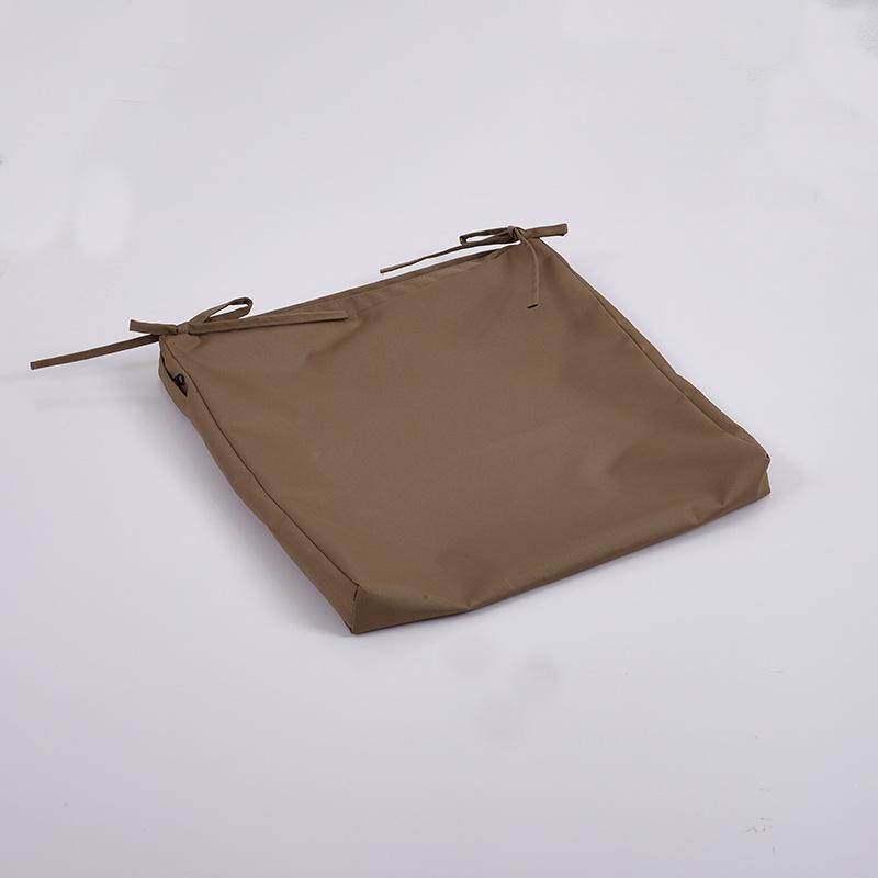 Outdoor Waterproof Cushion Cover, Garden Courtyard Sofa Rattan Chair Seat Pad Replacement, Anti-slip Lace-up Bench Cushion Cover