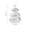 Marble Ceramic Fruit Plates Set Cake Stand Plate Buffet Snack Dishes Candy Dish Bread Porcelain Tray Marbling Tableware Decor
