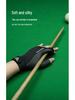 Unisex High-Elastic Anti-Slip Snooker Gloves - Fingerless, Smooth, Compression Billiards Gloves