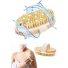 Body Massage Brush 2 In 1 Dry Skin Natural Bristle Dead Skin Remover Anti Cellulite Exfoliates Blood Circulation Massage Tools