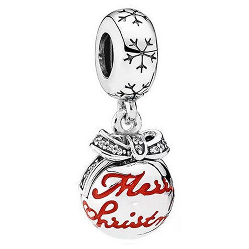 Christmas Series Alloy Santa Claus Beads For DIY pulsera Bracelet necklace accessories Women Fine Jewelry Gifts