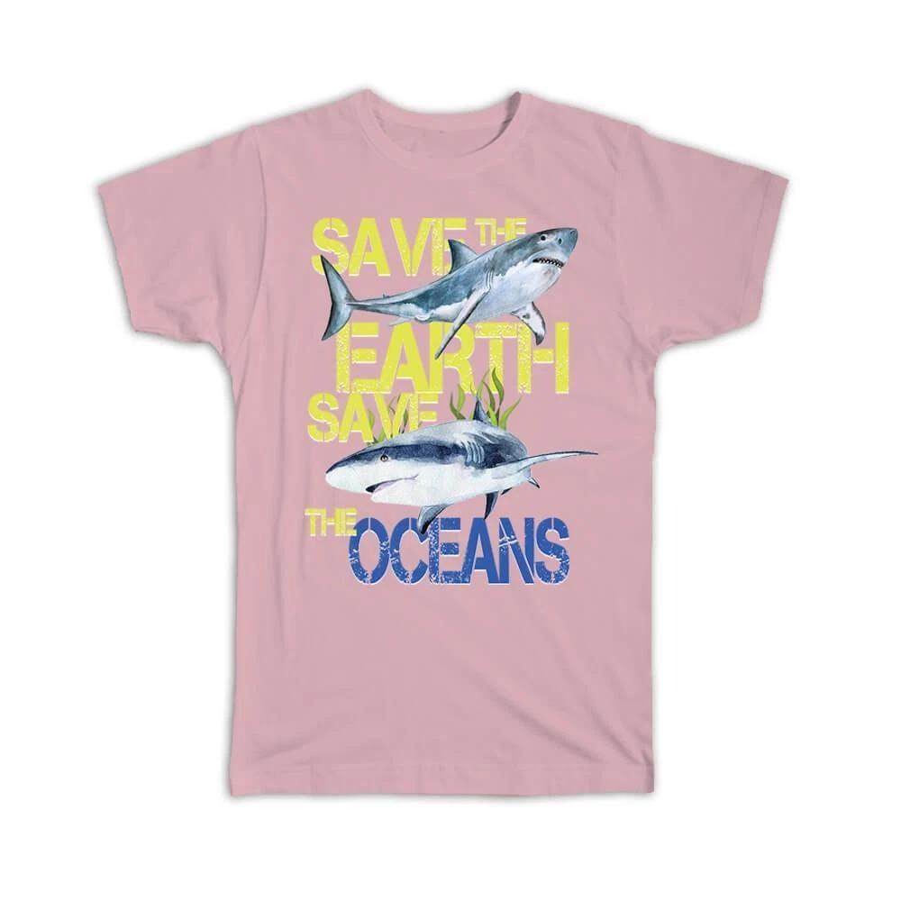 Подарочная футболка : Акула Природа Эко Экология Дикие Животные Дикая Природа Фауна Сафари 3XL