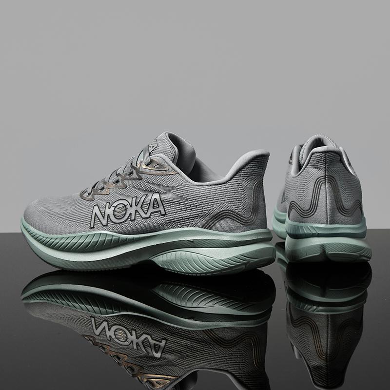 

Кроссовки для марафона для мужчин, спортивные, дышащие, легкие, женские, удобные, спортивные, нескользящие 46 серый