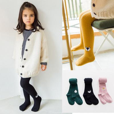 Pantimedias para niños primavera otoño niñas calcetines de una pieza calcetines de algodón para bebés pantimedias de fondo para niñas-polainas para niñas