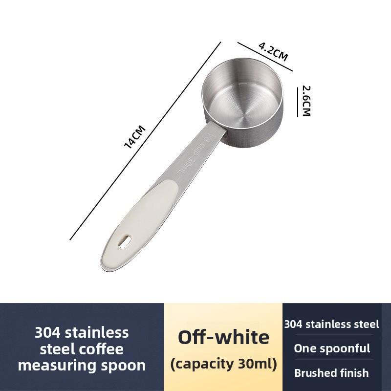 Stainless Steel Coffee Spoon Powder Measuring Spoon Milk Powder Long-handled Coffee Bean Measuring Spoon Milk Tea Powder Spoon