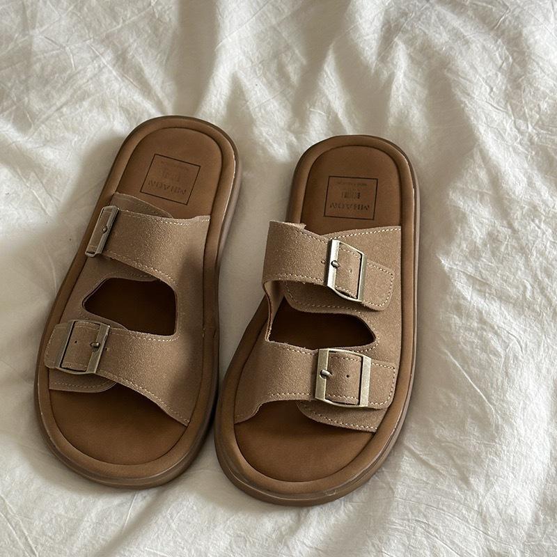 Slippers, Women s Shoes, Casual Shoes, Flat Shoes, Sandals 35 коричневый