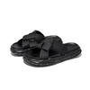 2025 summer new fashionable atmospheric cool slippers flat bottom cross belt outside wear European and American beach shoes 4889-B