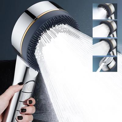 High Pressure Shower With Filter Water Saving 4 Modes Shower Heads Adjustable Water Massage Sprayer Home Bathroom Accessories