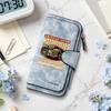 Retro Motorcycle Print Wallet Multi Card Slot Vintage Purse 