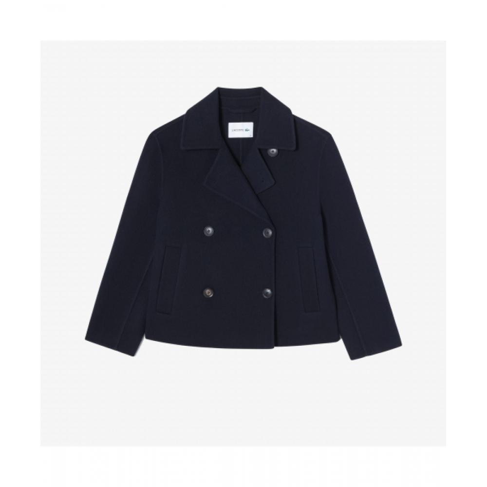

LacoSte Women S Handmade Peacoat [dark Navy] 036