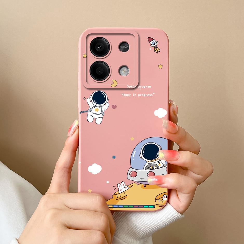 For Xiaomi Redmi Note 13 Pro Plus 5G Case Sweet Girls Cartoons Matte Silicone Coque For Redmi Note13 Pro+ 5G New Design Funda