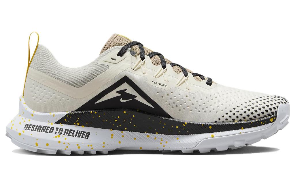 Nike React Pegasus Trail 4 Blada Kość Słoniowa Czarny Żółty DJ6158-100