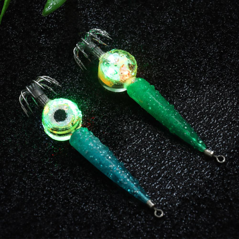 Hot Sale Squid Hooks Attracting Fish Flashing Luminous Led Fish Lamp Lure Light Bait Light