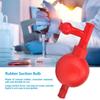 Lab Professional Rubber Suction Bulb  Pressure Quantitative Pipette Filler with 3 Valves Red/Green Lab Rubber Suction Bulb