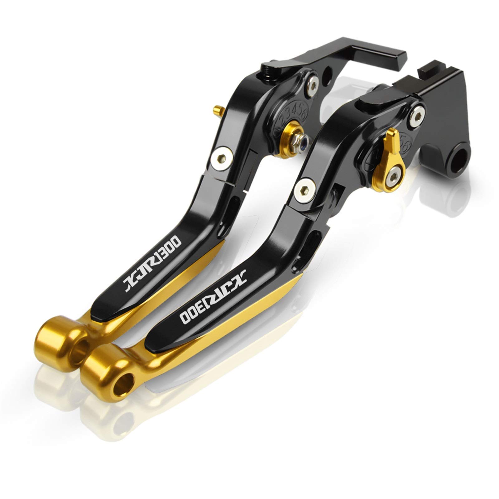 

Motorcycle Adjustable Folding Handle Lever Brake Clutch Levers for Yamaha XJR1300 1995 1996 1997
