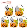 1-10PCS Children Halloween Felt Pumpkin Candy Bag Hand Carry Trick or Treat Gift Tote Party Favor Goodie Sack Cute
