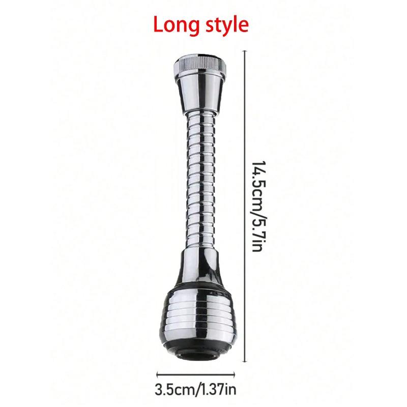 1pc Kitchen Gadgets 2 Modes 360 Rotatable Bubbler High Pressure Faucet Extender Water Saving Bathroom Kitchen
