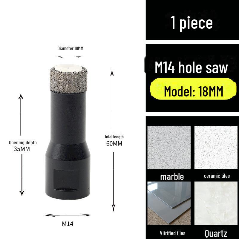 Diamond Marble Angle Grinder Drill Hole Expander for M14 Quartz Granite Tile Stone