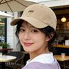 Retro versatile hat women's spring and summer outdoor sports sunscreen hat fashion sunshade baseball cap show face small cap