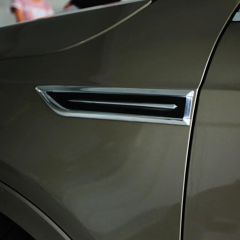 ABS Chrome Car Side Modified Car Stickers for BMW E46 E52 E53 E60 E90 E91 E92 E93 F01 F30 F20 F10 F15 F13 M3 M5 M6 Car Styling