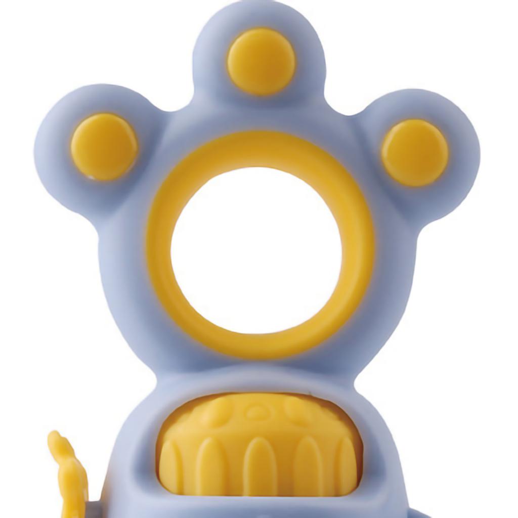 Baby Obst Drehen Biss Fütterer Schnuller Geschmackloses Silikon Niedliche Form Schiebe-Fütterer für Gemüse