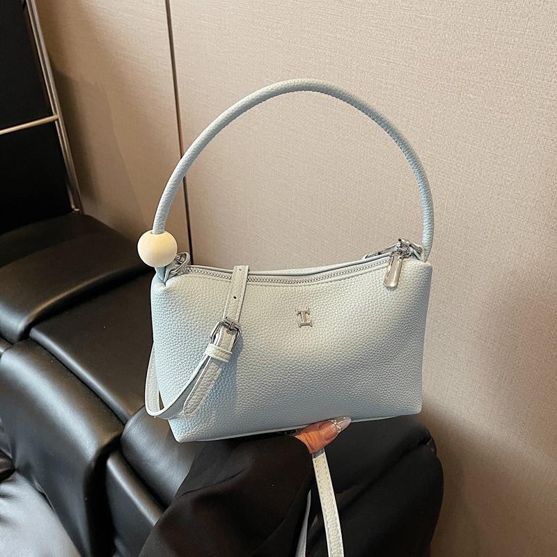

Candy color Korean handbag bag dopamine handbag niche design stylish and simple commuter shoulder oblique span bag 22*17*14