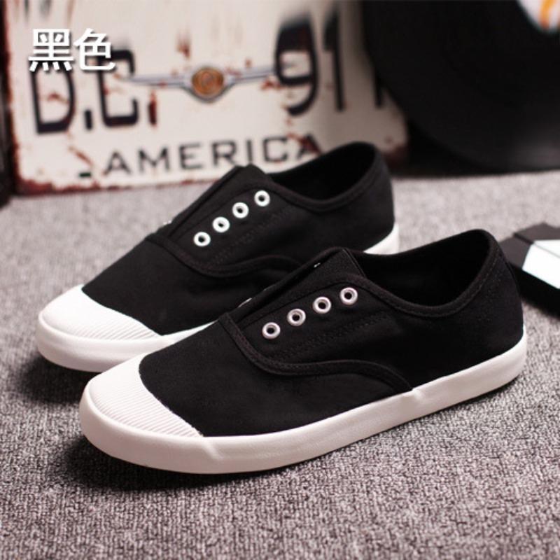 

Новые мужские туфли Belle на плоской подошве белые кеды мужские однопедальные студенческие одиночные туфли универсальны и дышащие 44