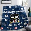 1PC Sanrio Cute Print Flannel Blanket, High Quality All Seasons, Home Decor, Warmth and Comfort, Perfect for Christmas Gifts