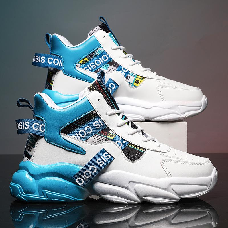 

Cross-Border Fashion Повседневные высокие кроссовки Dad Shoes — удобные, с толстой подошвой, в стиле бега 40