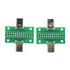 1Pcs Type C 24P 2.54Mm Connector Socket Type-C Male To Female Usb 3.1 Test Pcb Board Adapter For Data Line Wire Cable Transfer